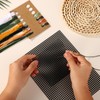 6pcs Plastic Mesh Canvas Sheets, 11.02x9.06in 5CT Plastic Mesh Canvas