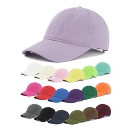 Zando Unisex Classic Purple Baseball Cap Women Men Teens Adjustable Cotton Workout&Outdoors Hats Cute Preppy Hat Plain Dad Mom Baseball Hat Sports Fan Baseball Caps Trendy Running Golf hat One Size