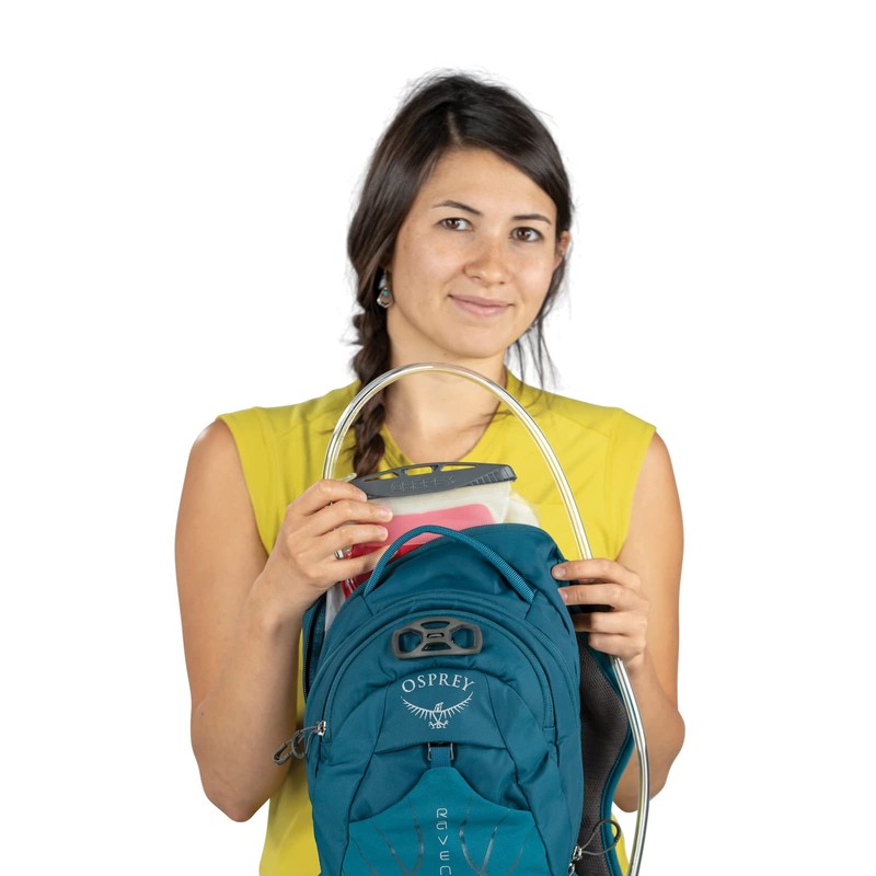 Osprey Raven 10L Women's Biking Backpack with Hydraulics Reservoir, Claret