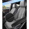 TRTYEF Car Seat Armrest Replacement for Iveco, 0-120° Adjustable Shock-Absorbing