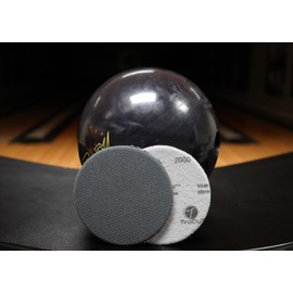 Creating the Difference TruCut Almohadilla de lijado | Grano 2000 | Diámetro de 5 pulgadas | almohadillas para orejas de lijado hechas para bolas de bolos | almohadillas para orejas de