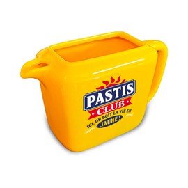 Pastis Club Jug "Hier trinkt man das Leben in Gelb" [German Language] Volume: 1 Litre