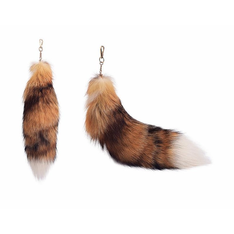 GorinsKani GorinsKani 3 Pcs Fluffy false Tail Cosplay Tail Handbag