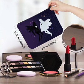 WCGXKO TV Series Inspired Makeup Bag British Fantasy Comedy Gift for TV Show Fans (Good Bag CA)