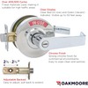 Commercial Door Handle Bathroom Door Lock in Chrome | Vacant