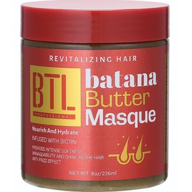 BTL Batana Butter Hair Masque | Infused with Biotin | Provides Intense Softness | Anti-Frizz Effect | 8oz