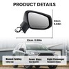 Right Passenger Side Mirror Compatible with Toyota RAV4 2019 2020