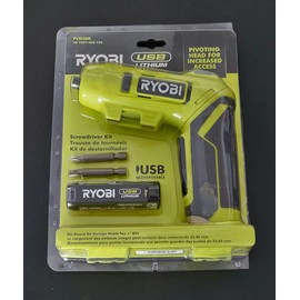 RYOBI 4 Volt USB LITHIUM SCREWDRIVER KIT