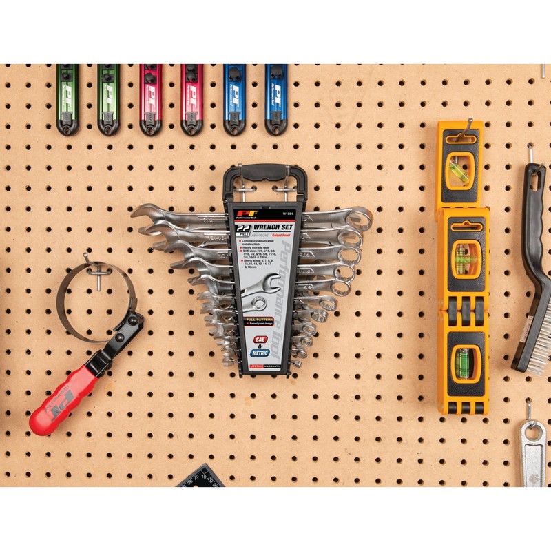 Performance Tool W1084 22pc Combination Wrenches Set (Metric and Standard