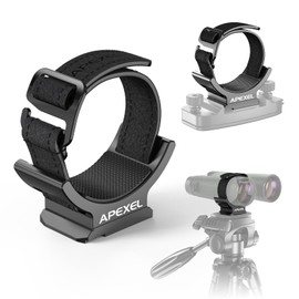 APEXEL Binoculars Strap with 38mm Quick Release Plate & 1/4" Threaded Interface for Tripod, Fit for Monocular or Binoculars up to 2.8" in Diameter, CNC Aluminum, Non-Slip (Backpack Clip Not Included)