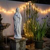 JXNCJXZG Virgin Mary Praying Statue 23.5 Inch, Religious Outdoor Statue