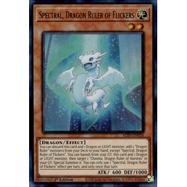 Spectral, Dragon Ruler of Flickers - ALIN-EN018 - Ultra Rare - 1st Edition