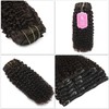 14 Inch Curly Clip In Hair Extensions Human Hair Afro