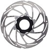XLC Unisex - Adult Brake Disc BR-X86 Silver Black 160mm
