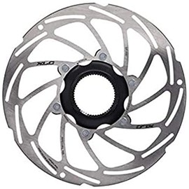 XLC Unisex - Adult Brake Disc BR-X86 Silver Black 160mm