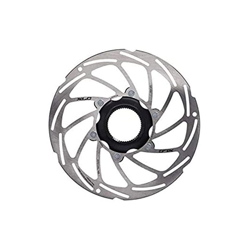 XLC Unisex - Adult Brake Disc BR-X86 Silver Black 160mm
