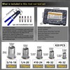 ASKWAY SAE Rivet Nut Tool 420pcs Imperial Carbon Steel Rivet