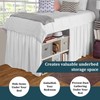 SKY BEDDINGS Dorm Room Bed Skirt - College Dorm Bed
