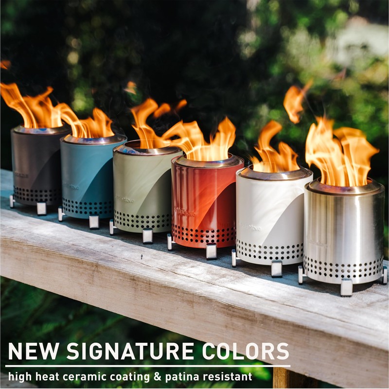 Solo Stove Mesa Deep Olive, Authentic Japanese Product, Secondary Burning,