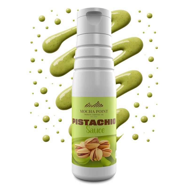 Mocha Point Pistachio Sauce – Premium Dessert & Coffee Topping