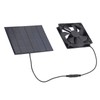 Solar Panel Powered Fan Portable 3.5W 6V Solar Exhaust Fan