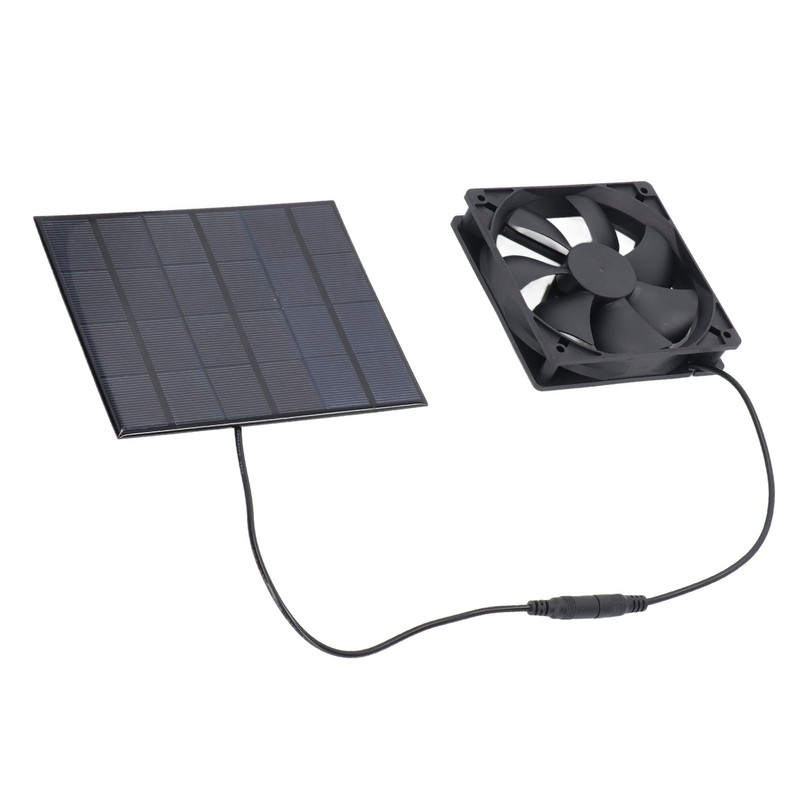 Solar Panel Powered Fan Portable 3.5W 6V Solar Exhaust Fan