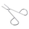 LASSUM 2 PCS Eyebrow Tweezers,Stainless Steel Scissors Shaped Eyebrow Straight