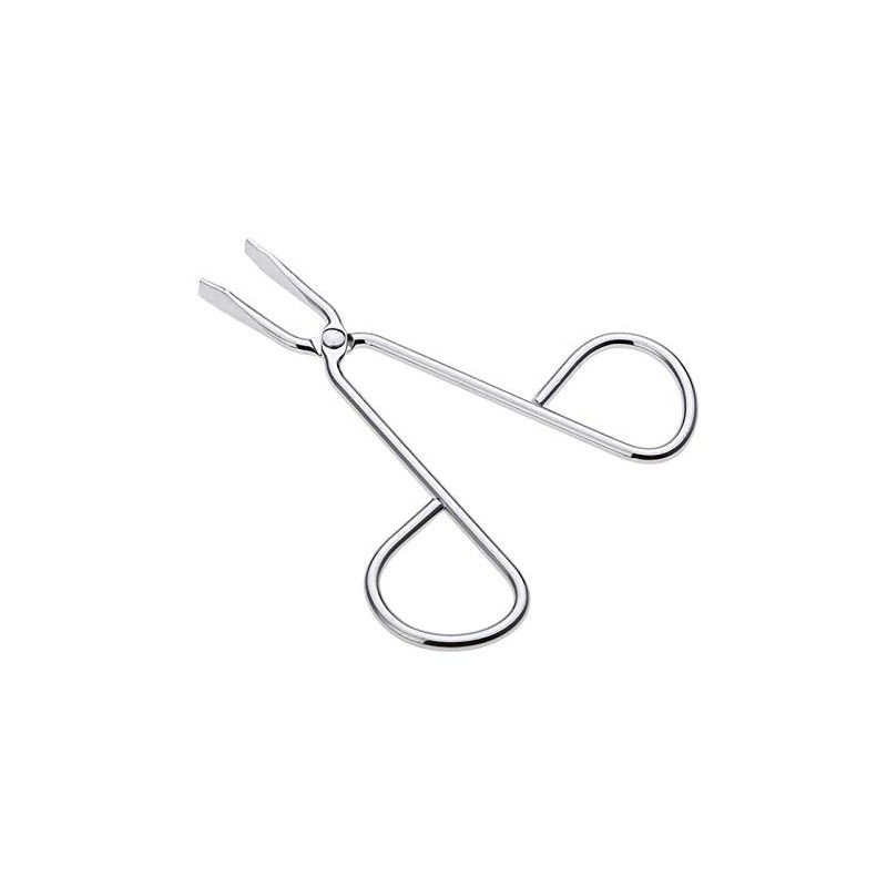 LASSUM 2 PCS Eyebrow Tweezers,Stainless Steel Scissors Shaped Eyebrow Straight