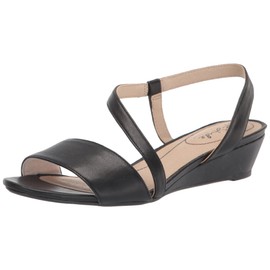 LifeStride Womens Yasmine Sandal Black Synthetic 9.5 M