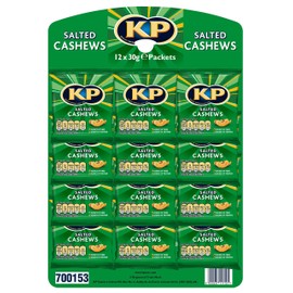 ( 12 Pack ) KP Salted Cashews 30g