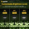Ensenior 8-Pack Solar Lights Outdoor, Auto ON/Off 6500K LED Solar