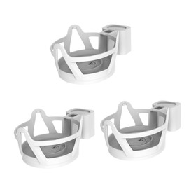 Mobestech 3pcs Wall Speaker Shelf Holder for Mini Punch-Free Wall Mount Space-Saving Audio Hanger