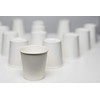Palucart 500 Organic Coffee Cups Paper Cups 90 ml White