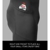 AERO|TECH|DESIGNS | Men's 3D Gel Padded Bike Bib-Shorts | Black