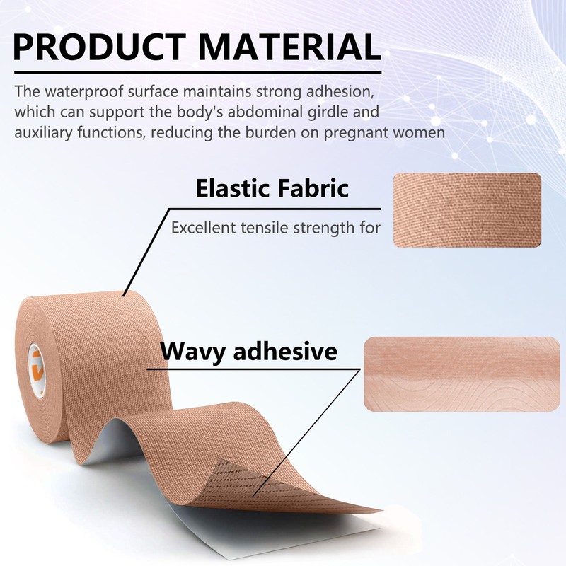 2 Rolls Maternity Belt Pregnancy Belly Support Band Elastic Brace