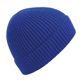 Beechfield - Engineered Knit Ribbed Beanie - Bright Royal