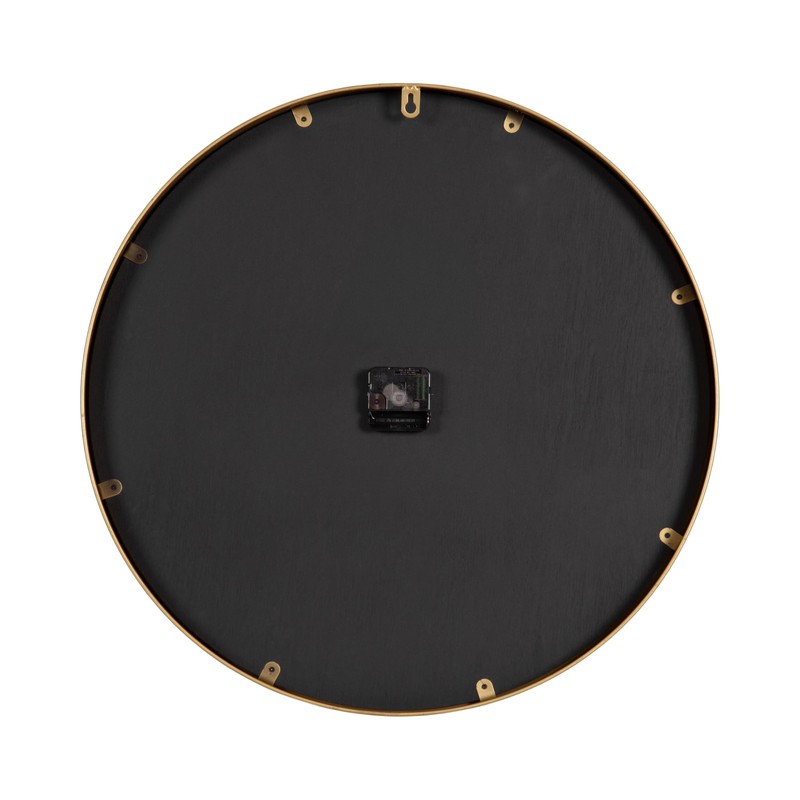 Kate and Laurel Pronte Modern Round Wood and Metal Wall