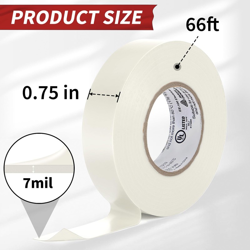 Avery Dennison Electrical Tape, General Use PVC Electric Tape, UL/CSA