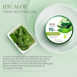 The Face Shop Jeju Aloe Fresh Soothing Gel 300 ml Aloe 95%