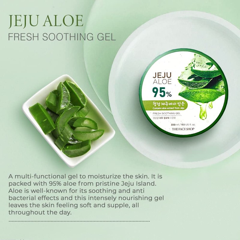 The Face Shop Jeju Aloe Fresh Soothing Gel 300 ml
