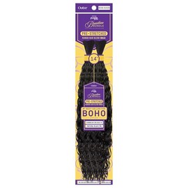 Outre Purple Pack Brazilian - Prestretched Dominican Curl Bulk 14" (JET BLACK)