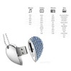 Garrulax USB Stick, Premium USB 2.0, Diamond Heart Shape 8GB