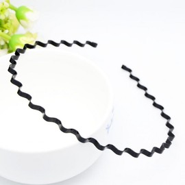 Wavy Headband for Face Washing Wire Headband 13ea
