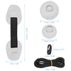 X AUTOHAUX 7pcs D-Ring PVC Patch Kayak Round Shape D