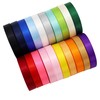 CEYERibon Double Face Satin Ribbon 3/8 Inch Ribbon 20 Full