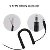 KIMISS DIY Replacement Cable Cord for Helicopter Headset Nexus U174