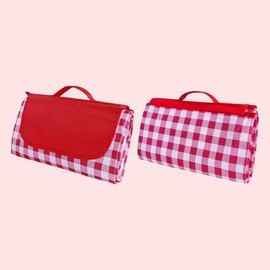 Mini Bag Convertible Picnic Mat (Red) Check)