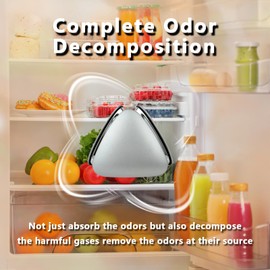 SimyVaid Odor eliminator-refrigerator odor eliminator that has been used for more than 11 years,suitable for smart home, superior to soda powder and bamboo air purification bag