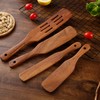 Wooden Spoons for Cooking, 11Pcs Wooden Kitchen Utensil Set, Natural