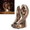 Candle Holder Resin Candlestick Base Angel Figurine Design Home Decoration